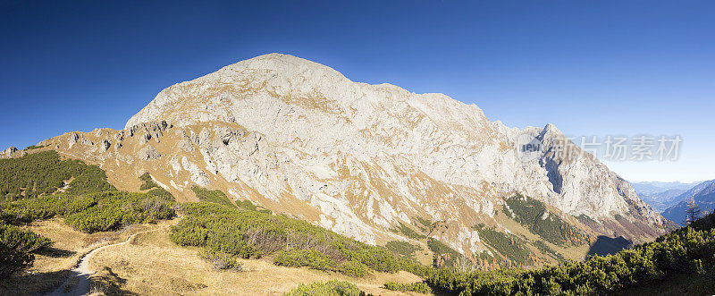 Hoher山Göll Panorama -自然保护区贝希特斯加登